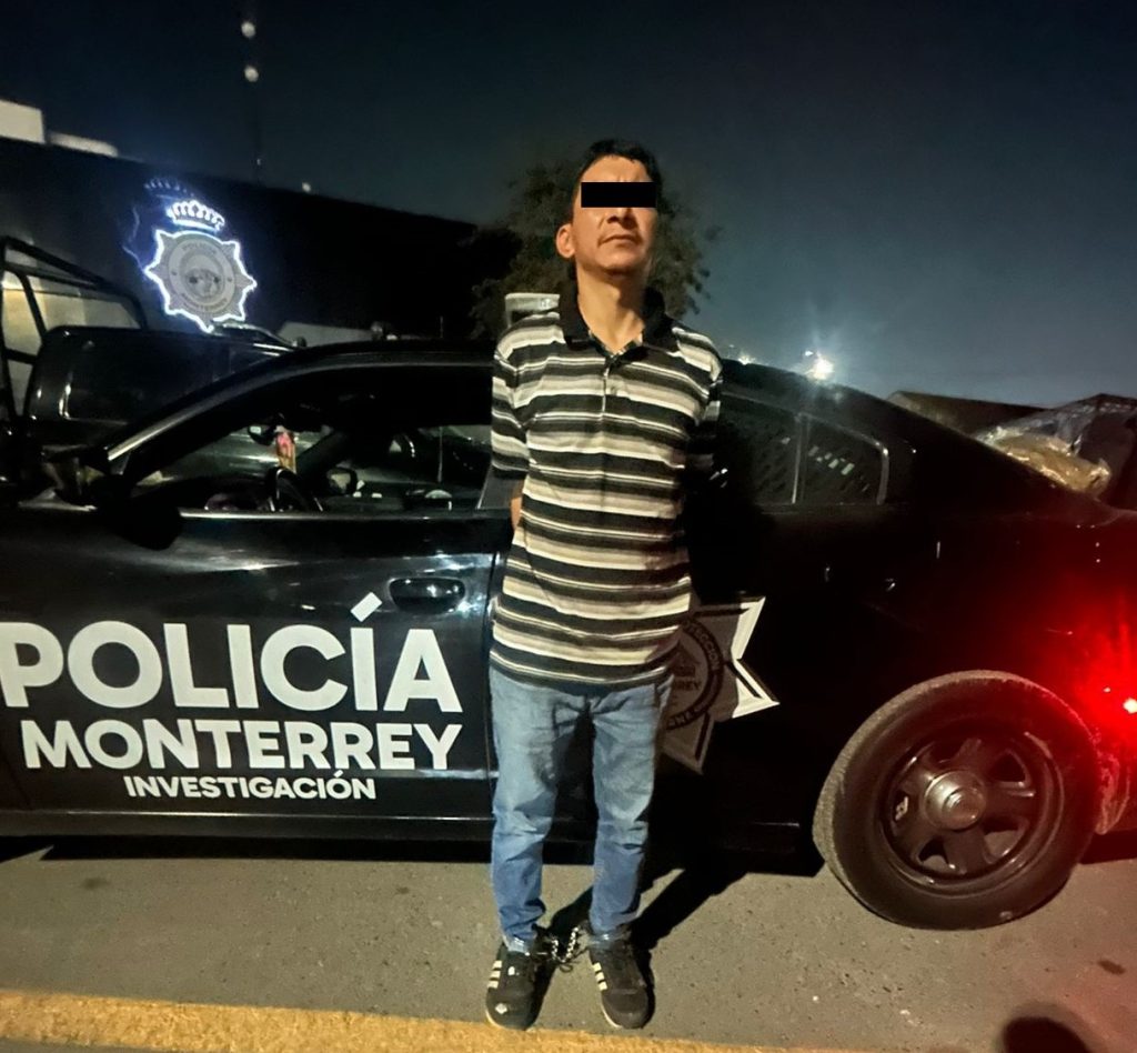 robo con violencia, Policía de Monterrey, detenido, colonia Antonio I. Villarreal, estrategia Escudo