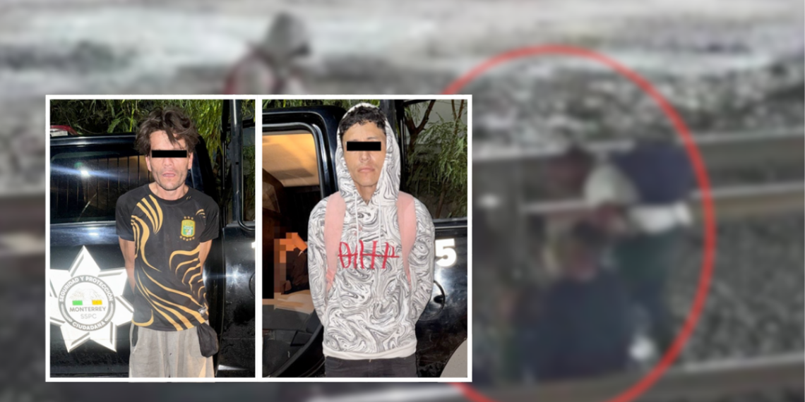 detenidos con mariguana, Policía de Monterrey, colonia Bella Vista, estrategia Escudo, robo a persona