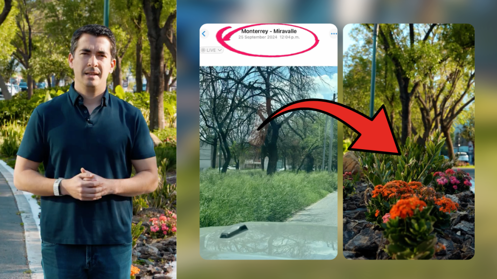 marcelo segovia detalla la renovación de espacios públicos como el del camellón en la colonia miravalle