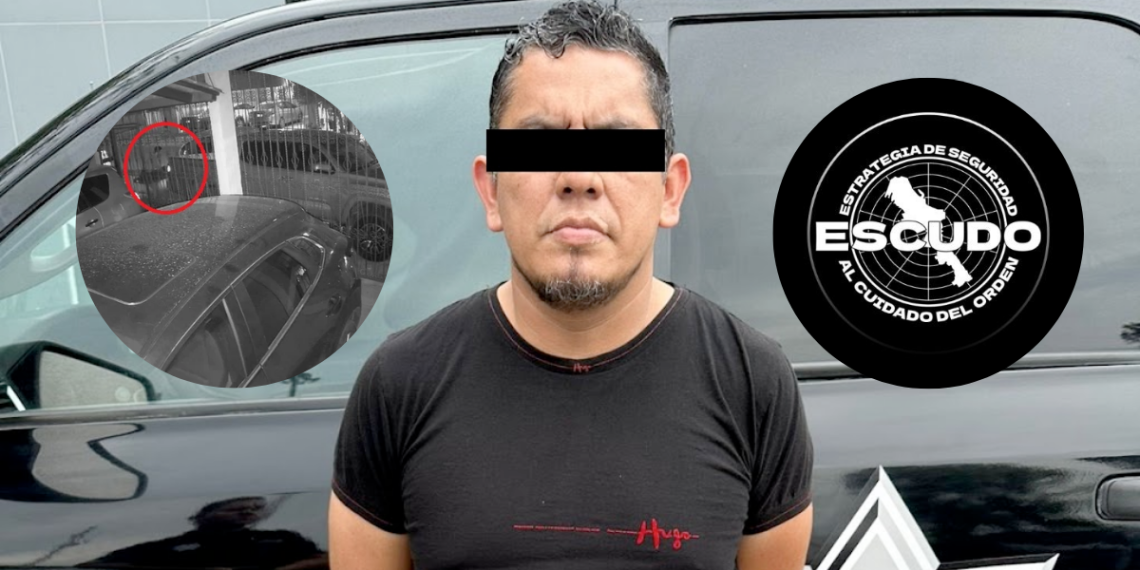 Detienen a saqueador de coches en la colonia San José